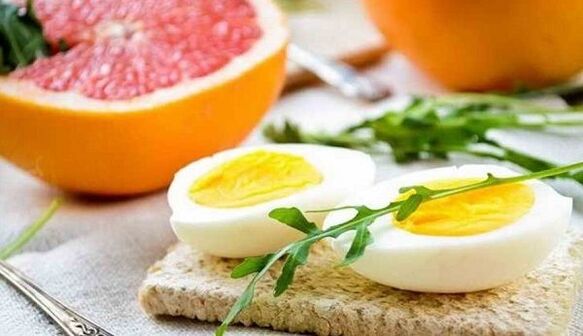 opcija za dijetalni ručak s jajima